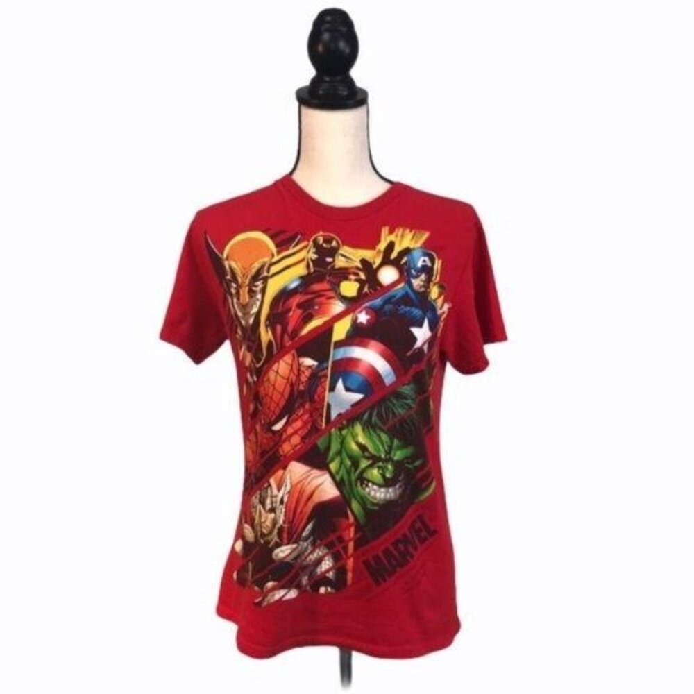 Marvel superhero Red  T-shirt small